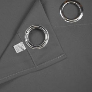 Zasłona na przelotki Jasna Szara 145x250 cm 1454JS